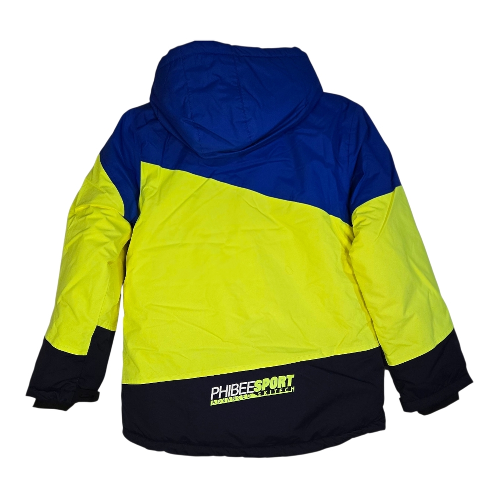 PHIBEE Youth, See Sizing, Colorblock Hooded, Zip Up Ski Jacket-NWT - Picture 11 of 16